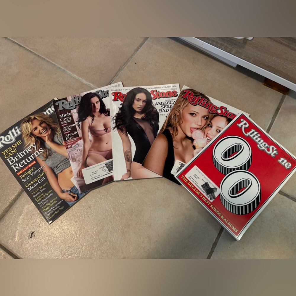Rolling Stone Babes Bundle 2008-2010 Magazine Collection